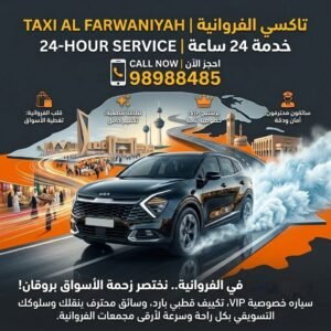تاكسي الفروانية وخيطان والرقعي